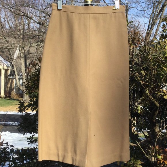 Ruby Rd Tan A-Line Long Skirt - Picture 1 of 2